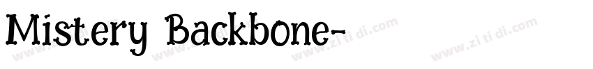 Mistery Backbone字体转换